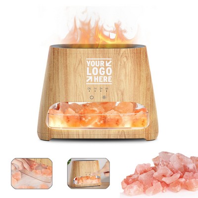 150ml 2 in 1 Ultrasonic Essential Oil Diffuser Himalayan Salt Lamp