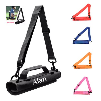 Portable Crossbody Golf Club Bag
