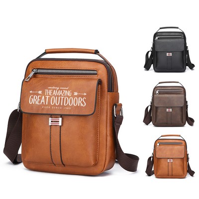 PU Leather Crossbody Sling Bag