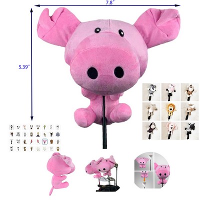 Cute Animal Design Soft Functional Golf Headcover