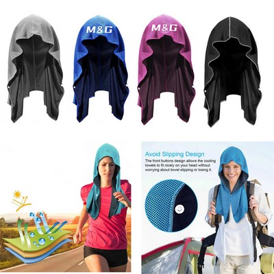 U-shaped Hoodie Cooling Towel