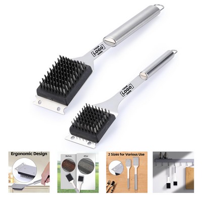 BBQ Grill Brush and Scraper Set 2 Pack