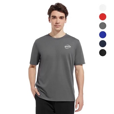 Men'S UV Micro Mesh Short Sleeve T-Shirt