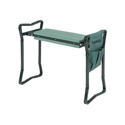 Garden Kneeling Stool Bench W/ Two Tool Bags