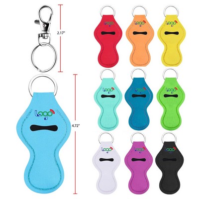 Chapstick Holder Keychain