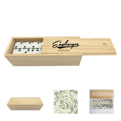 Domino Set with Wooden Case