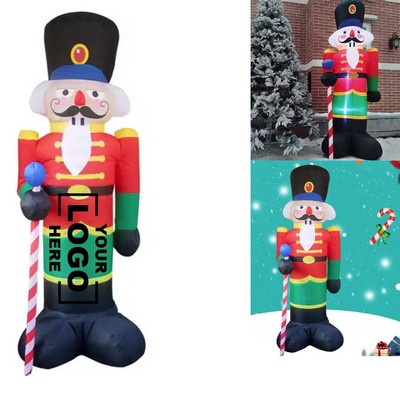 8-Foot Inflatable Christmas Nutcracker Figure