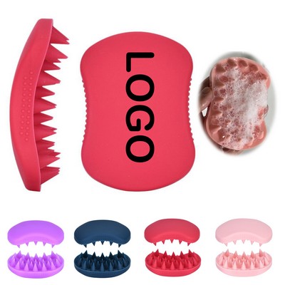 Silicone Scalp Massager Shampoo Brush