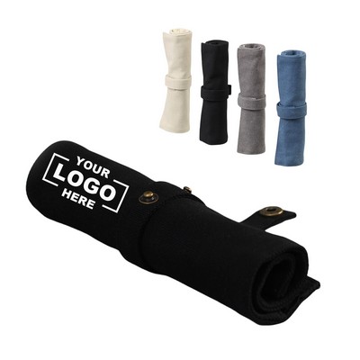 Roll-Up Canvas Pencil Case
