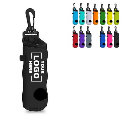 Neoprene Golf Ball Tee Holder Pouch
