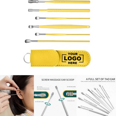 6PCS Ear Cleaner Removal Tool Earpick Sticks