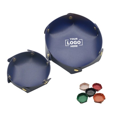 PU Leather Valet Tray