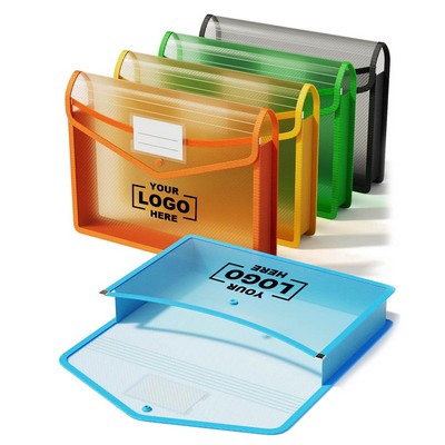 Transparent Plastic Expanding File Folder