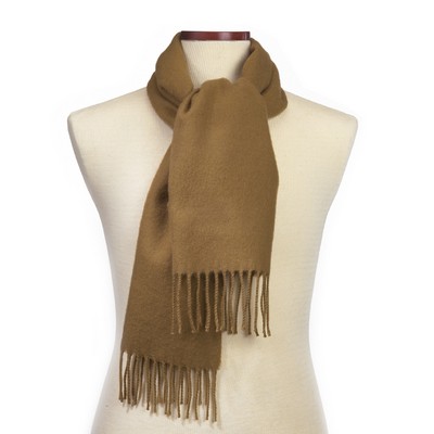 Camel Tan Acrylic Scarf