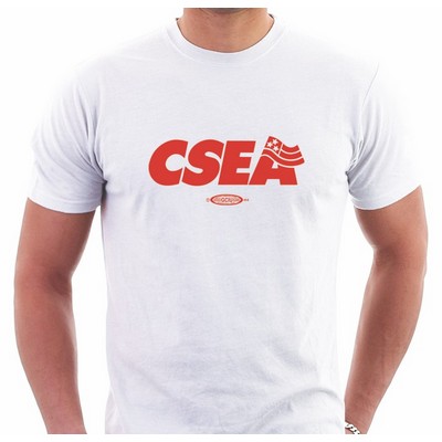Contract Screen Printing U.S.A/Union on White Garments