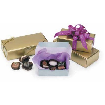 One Piece Folding Colored 1/4 LB Candy Box (4 1/2"x 3 1/2"x 1 1/4")