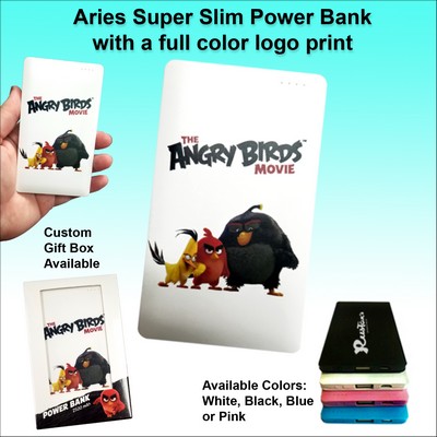 Aries Super Slim Power Bank - 2500 mAh No Extra Tariff