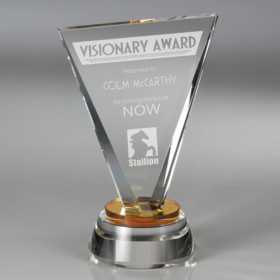 Solstice - Large optical crystal award