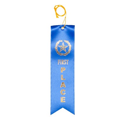 2"x8" 1ST Place Stock Carded Award Ribbon