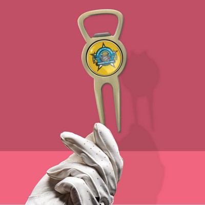 Combo Bottle Opener/Divot Tool (Photoart)