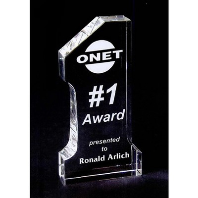 No. 1 Award (5"x2½"x¾")