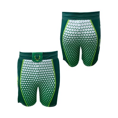 Men's Stretch Polyester Wrestling Shorts
