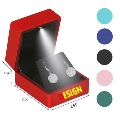 Led Stud Earring Jewelry Gift Box