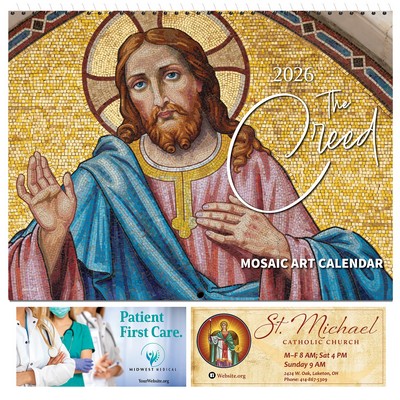 The Creed 2026 Catholic Calendar (English) - Spiral Bound
