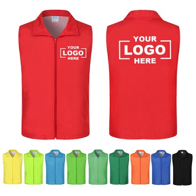 High - Visibility Activity Event Volunteer Vest for Enhanced Safety(Free Shipping)