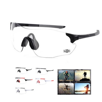Rectangular Sports Sunglasses for Cycling with Low Bridge Fit(Free Shipping)