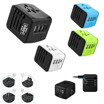 Universal Travel Power Adapter for Outdoor Use