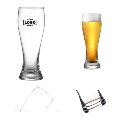 Beer Glass with a 14.6 - Oz Capacity and Transparent Design