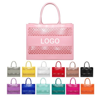 Silicone Beach Tote Bags Jelly Baskets