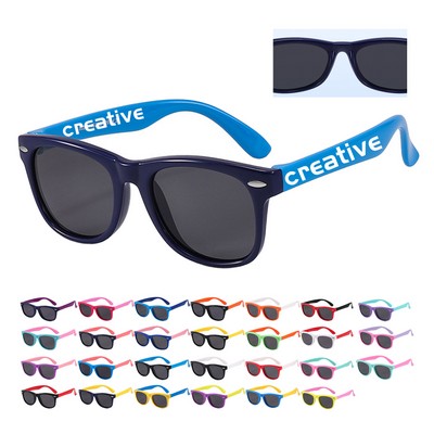 Splicing UV400 Polarized Children Sunglasses