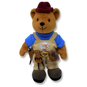 Custom Plush Construction Bear w/ Accessories
