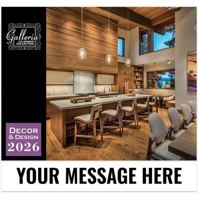 Galleria Wall Calendar 2026 Decor and Design