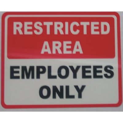 12" x 18" - Aluminum Sign