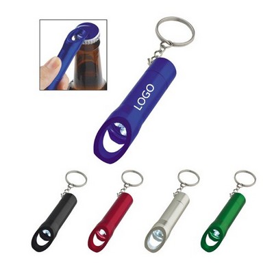 LED Beer Bottle Opener w/Keychain