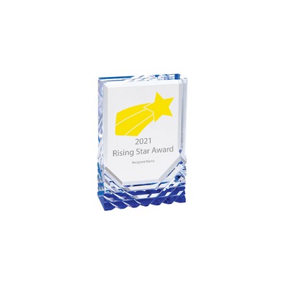 3½" x 5" Blue Jewel Mirage Acrylic