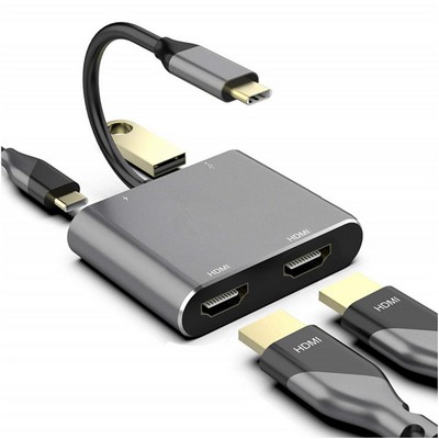 4K Hd Laptop Features A Dual-Screen Usb Hub