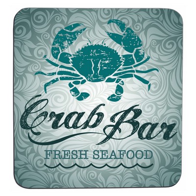 Sublimatable Flexible Square Coaster with Rubber Backing