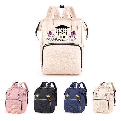 Cartoon Pattern Backpack Mommy Bag