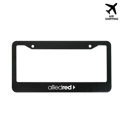 ABS Plastic License Plate Frame – Custom Shape Available