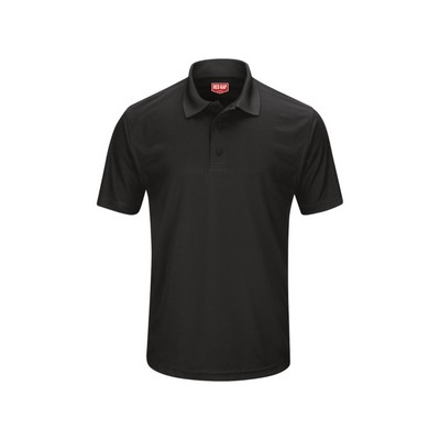 Red Kap Shirts - Men's Short Sleeve Performance Knit Pocketless Core Polo