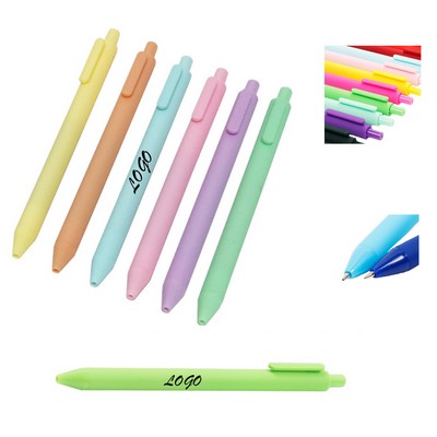Macaron Pastel Color Creative Click-Type Gel Pen