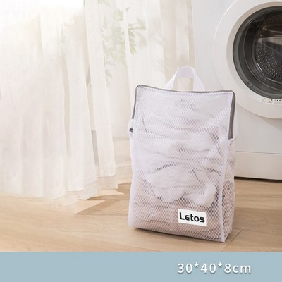 12x16 Inch Portable Coarse Mesh Laundry Bags Laundry Wash Bags for Delicates-Woven Label
