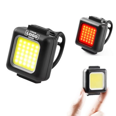 LED Bicycle Alert Light Standard Rechargeable Battery