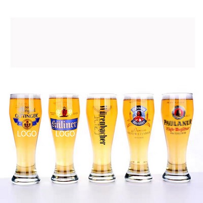 Customizable 16oz Pilsner Beer Glass with Engraved Design MOQ100PCS