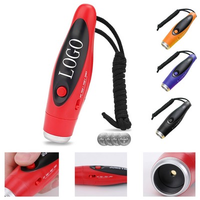 Rechargeable Three Tone High Decibel Electronic Basketball Referee Whistle W/Lanyard