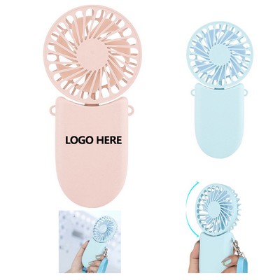 Adjustable Lanyard Neck Fan